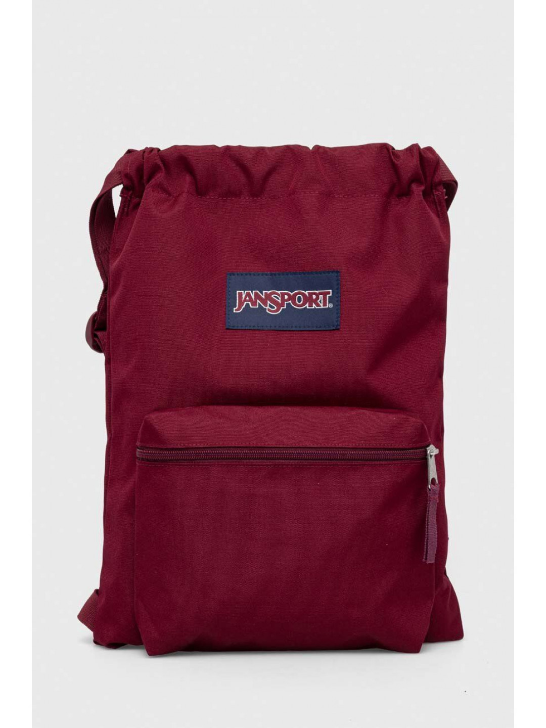 Taška Jansport vínová barva s aplikací